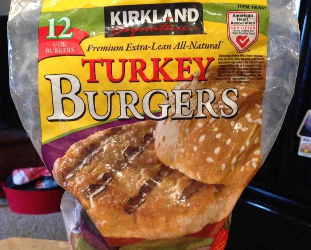 kirkland signature turkey burger