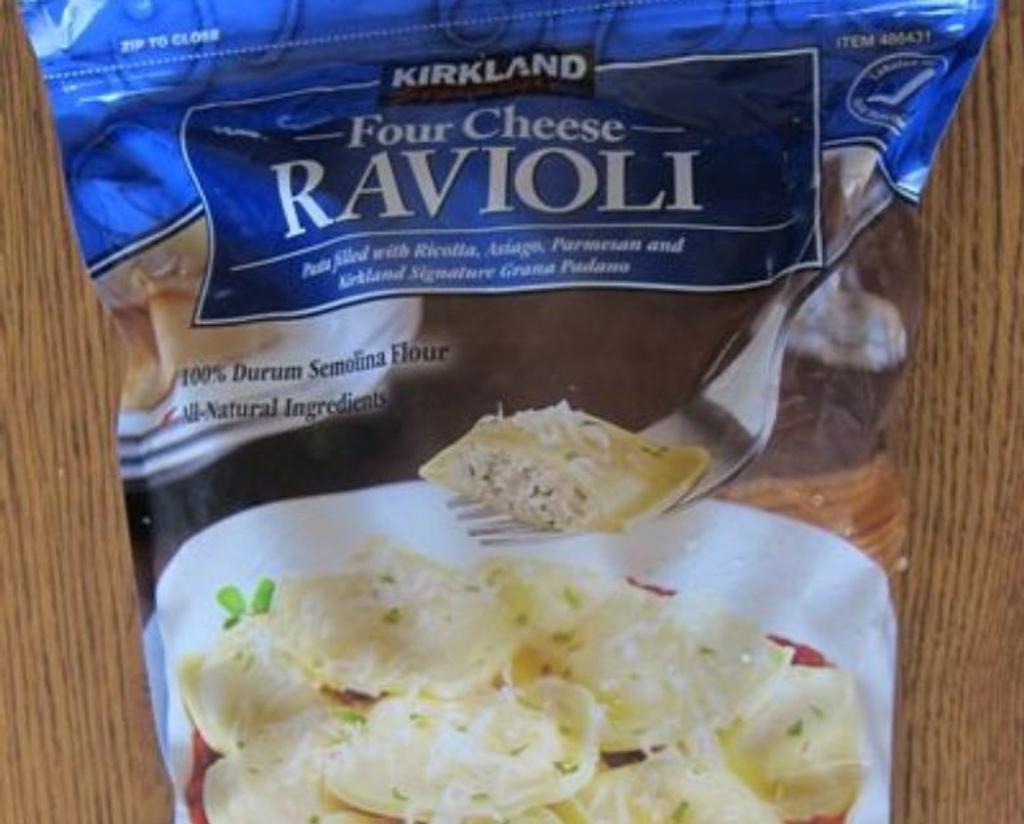kirkland four cheese ravioli