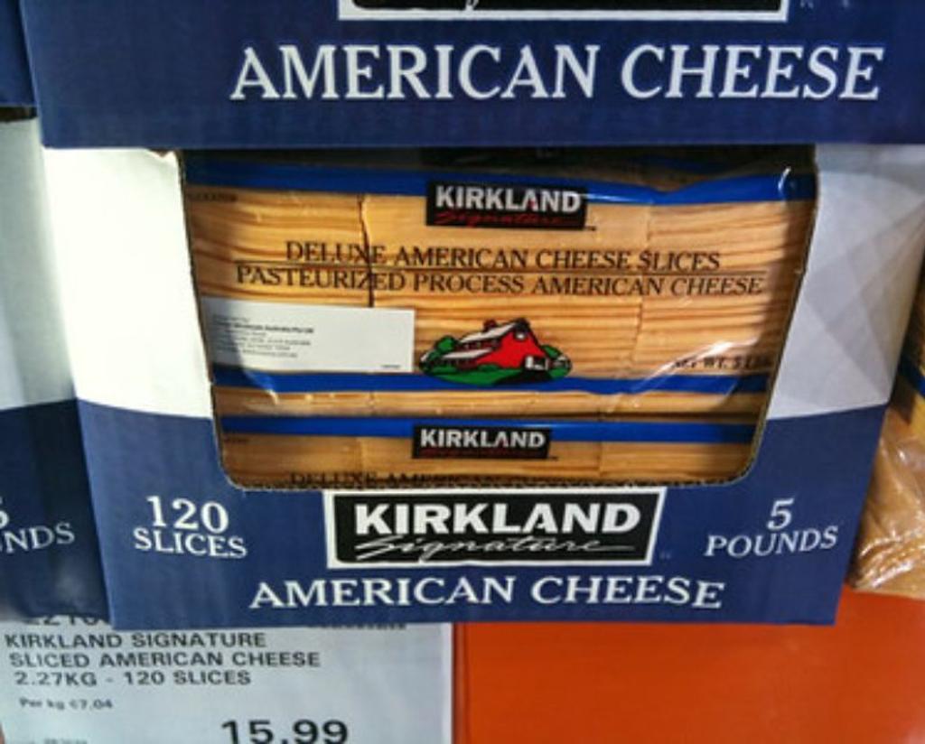 Kirkland Signature American Cheese at Costco