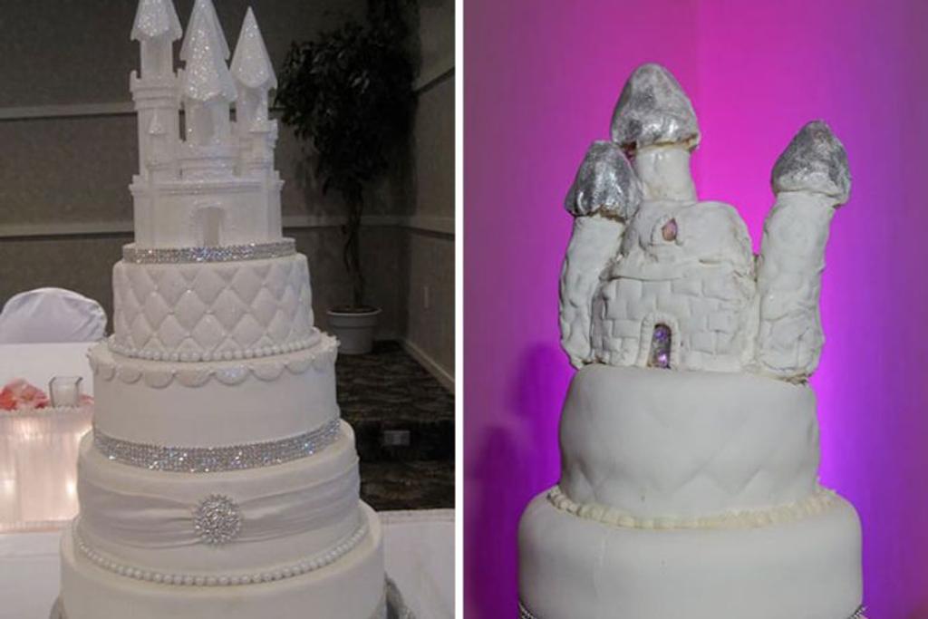 Castle Cake Wedding Fail