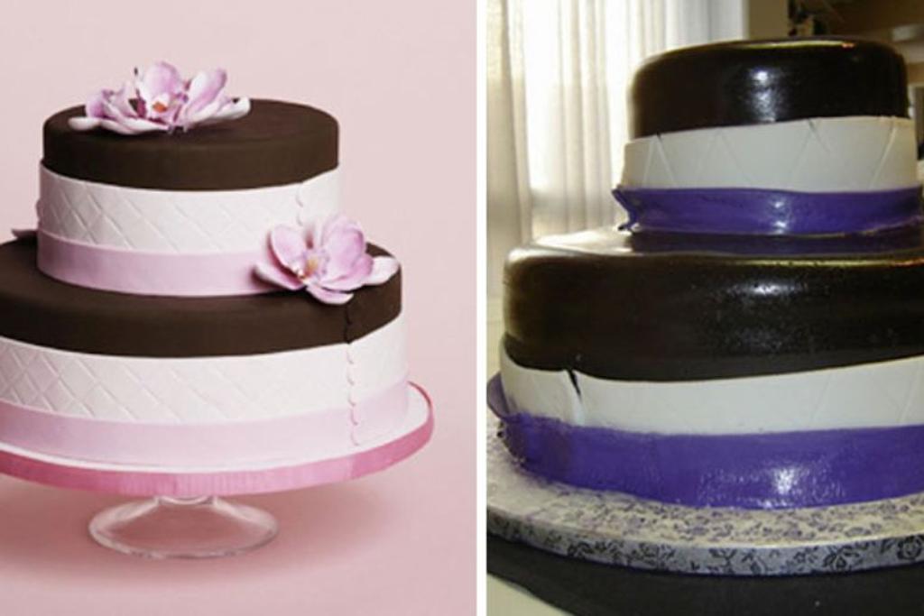 Wedding Cake Wrong Order
