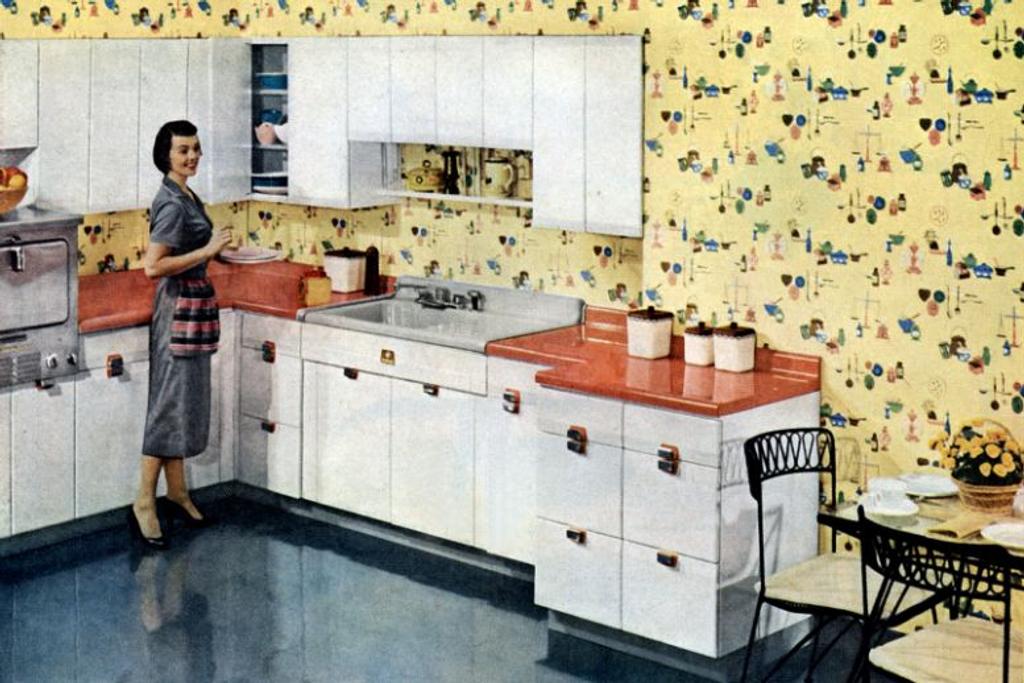 kitchen american design vintage 