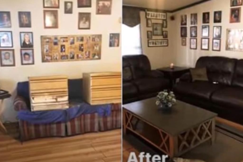 Renovated Schoonover living room