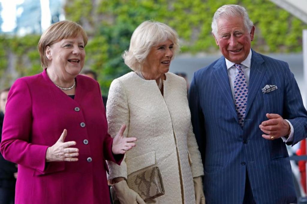 Princess Charles, Camilla, and Angela Merkel