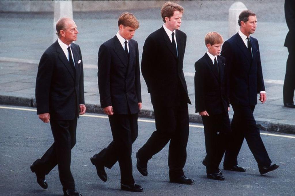 Princess Diana Funeral Charles Harry